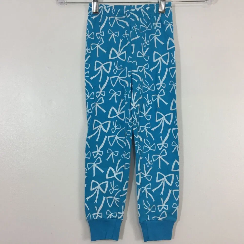 (M5) Y2K Gymboree Girls Pajamas Size 4 Panda Bear Bow Gymmies PJs 2PC NWT - Picture 2 of 4
